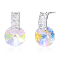 Monemel Swarovski Blue Earring